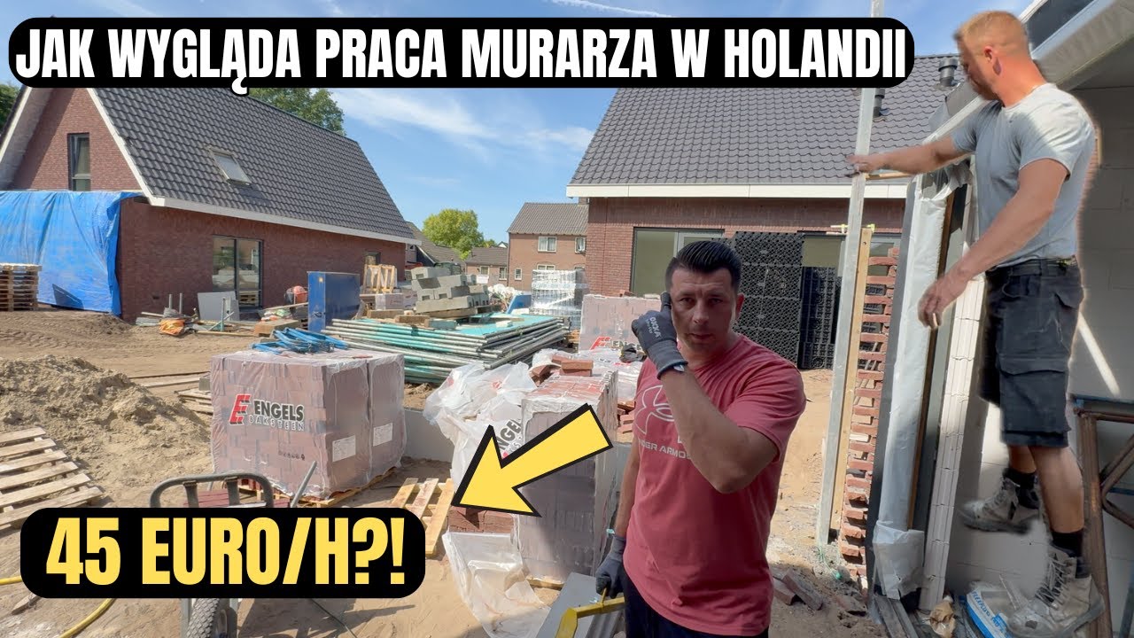 Dzień z życia murarza! Budowlanka w Holandii BEZ CENZURY