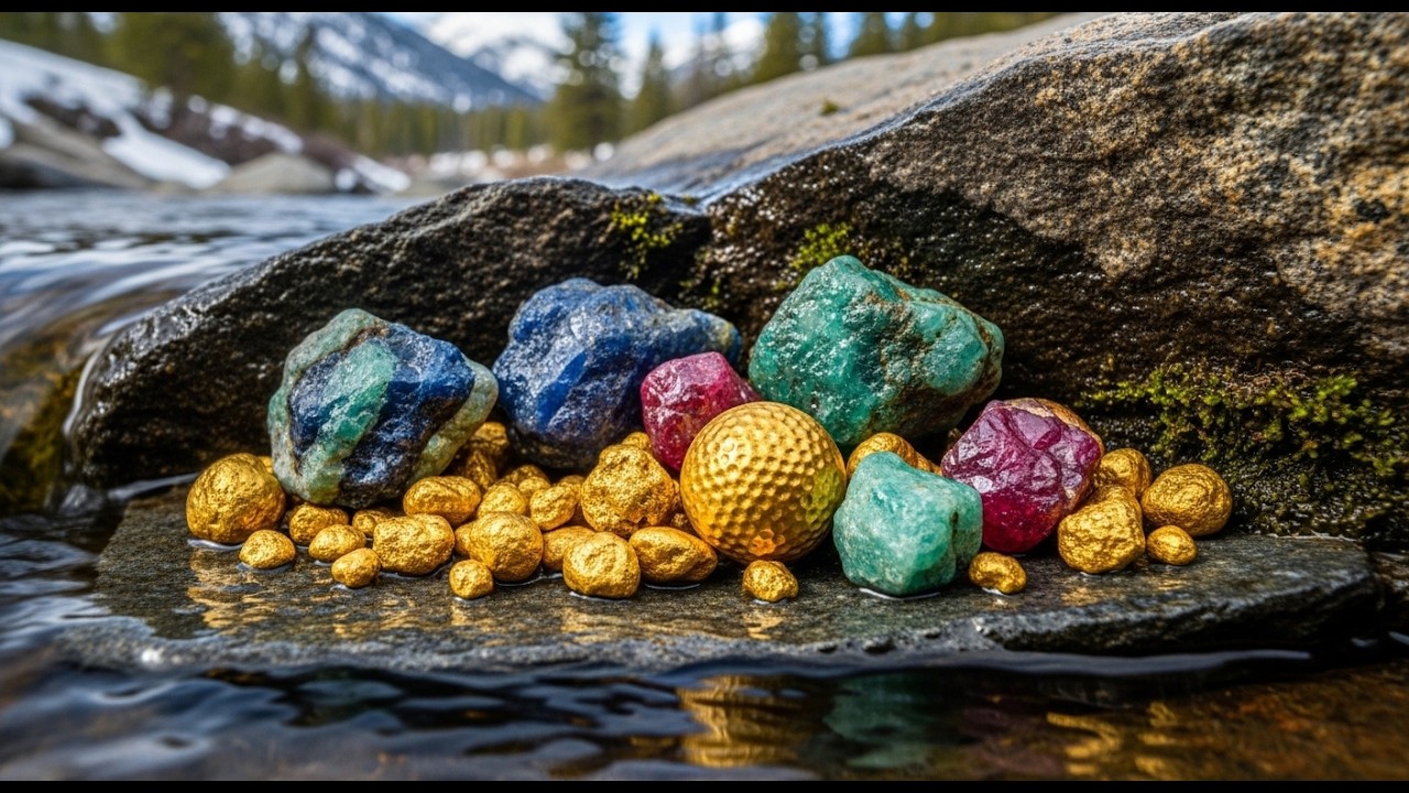Mystery Mountain Treasure Hunt: Found Hidden Gold, Diamonds & Rare Gemstones!