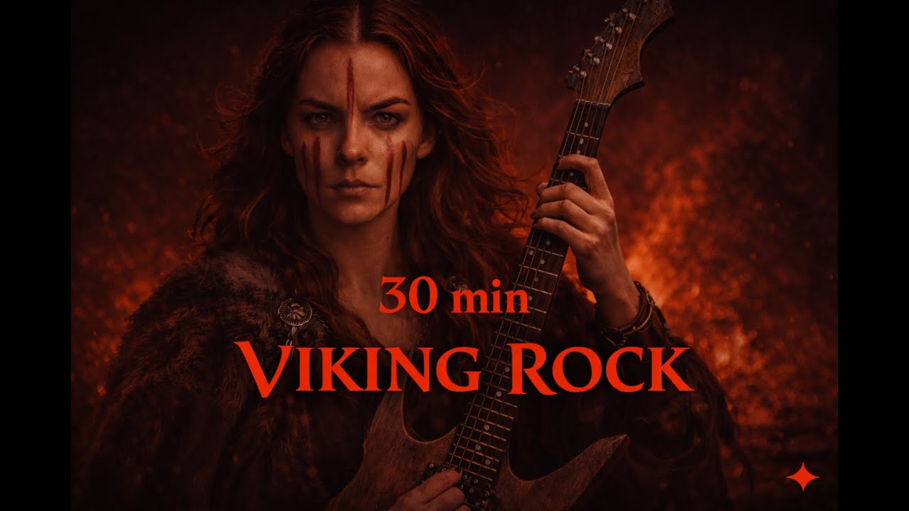 30 min Viking Nordic Rock • Epic Forge Ambience for Power, Focus & Northern Energy / AJV Studio