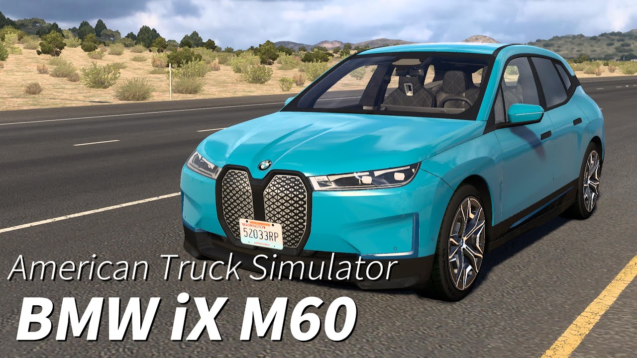 BMW iX M60 | American Truck Simulator | Gameplay
