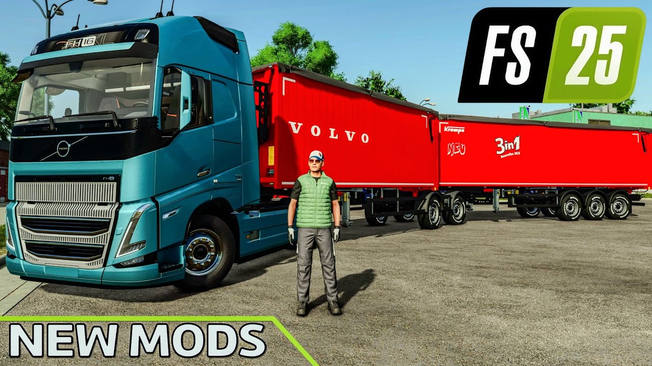 NEW MODS - KRAMPE SKS Trailer Pack | Farming Simulator 25 | PS5 Gameplay