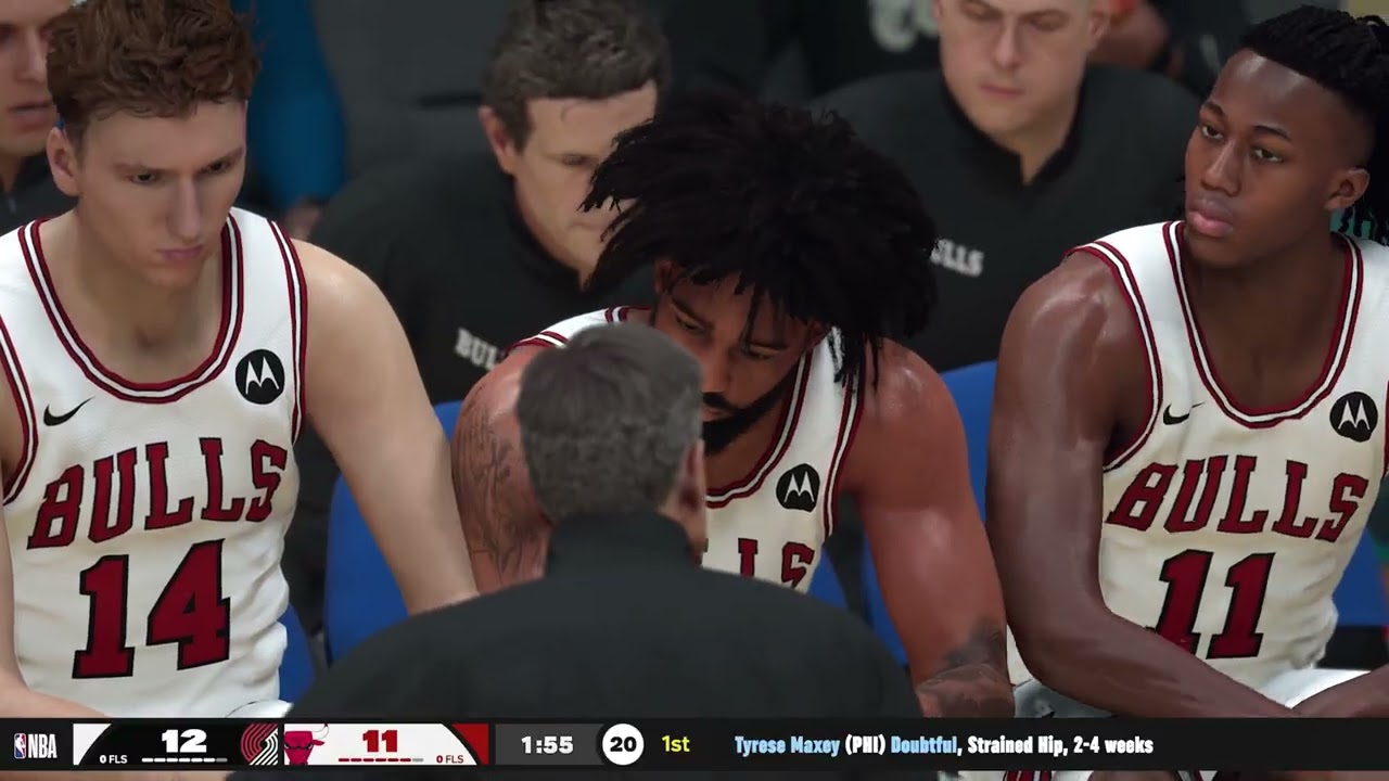 NBA 2K26 Gameplay: Portland Trail Blazers vs Chicago Bulls - (Xbox Series X) [4K60FPS]