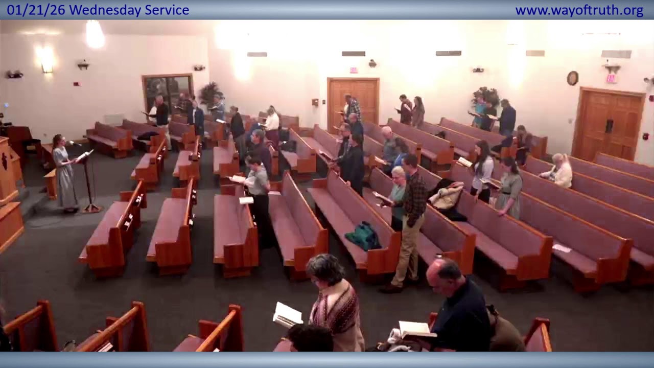 01/21/26 Wednesday Service