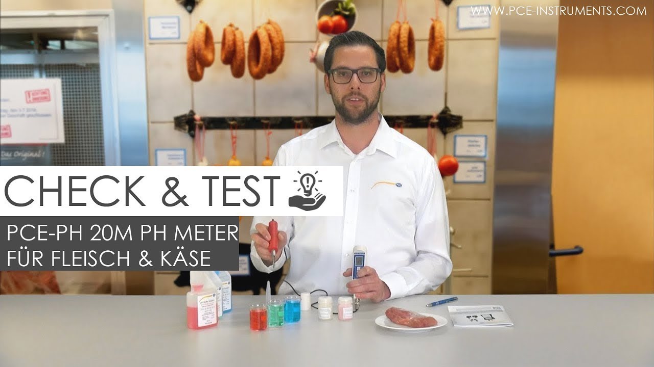 Misuratore di pH per alimenti PCE-PH 20M | PCE Instruments