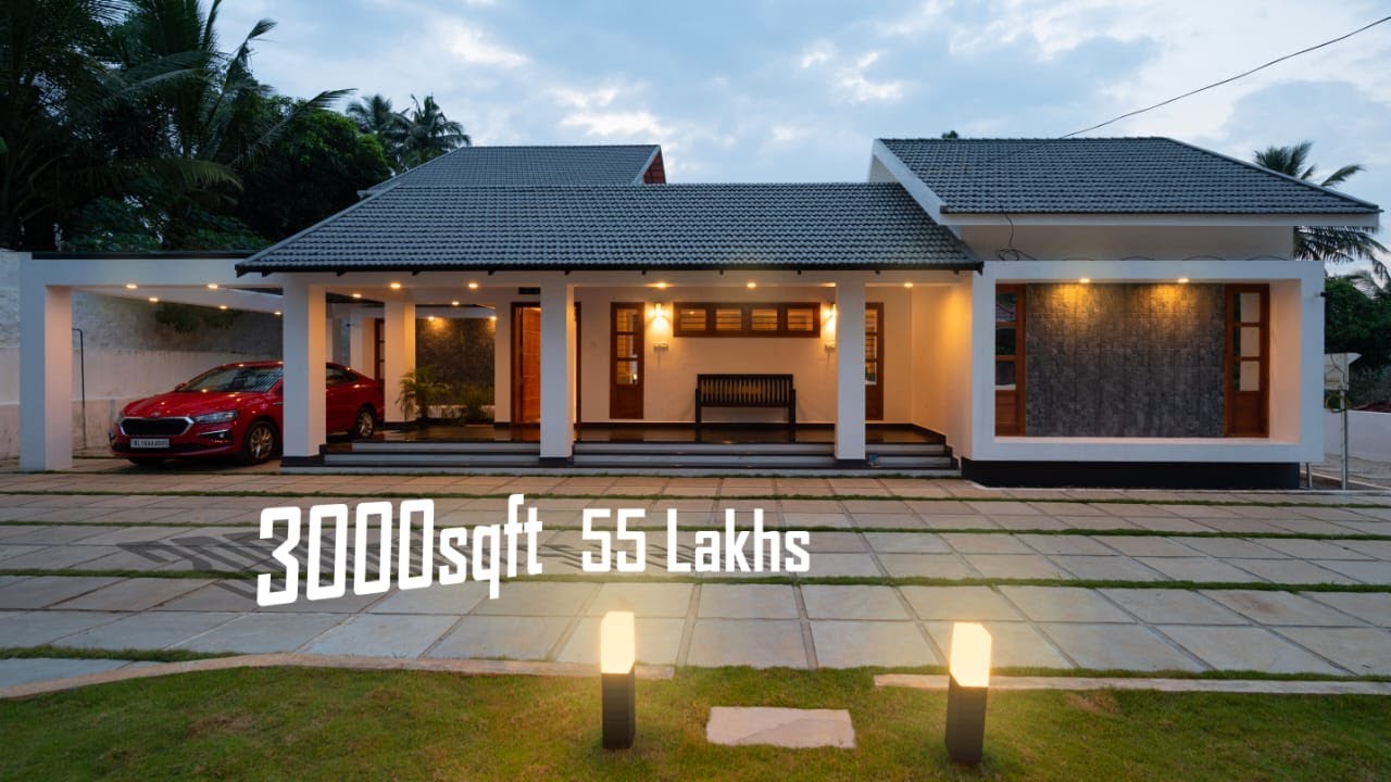 3000 sq ഫീറ്റിൽ 55ലക്ഷം രൂപയ്ക്ക് നിർമ്മിച്ച വൈറൽ വീട് !!!!! ഷെയർ ചെയ്യാൻ മറക്കല്ലേ..