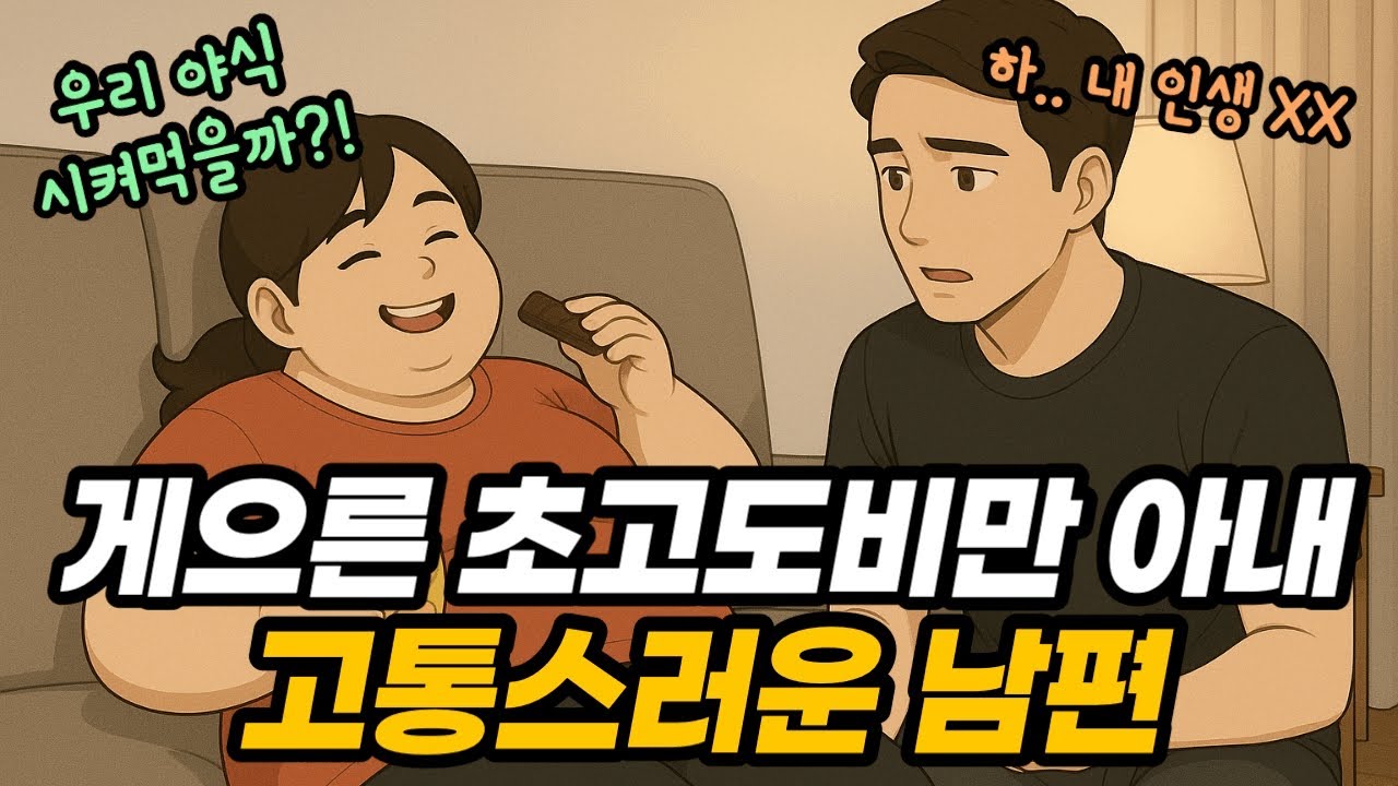 게으르고 뚱뚱한 아내 때문에 고통받는 남편 | 실화사연 | 부부갈등 | 비만 | 다이어트 