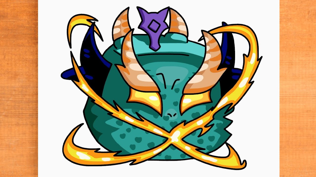 Como dibujar la fruta Dragon Rework Blox Fruits - Como desenhar a FRUTA DRAGON REWORK BLOX FRUITS