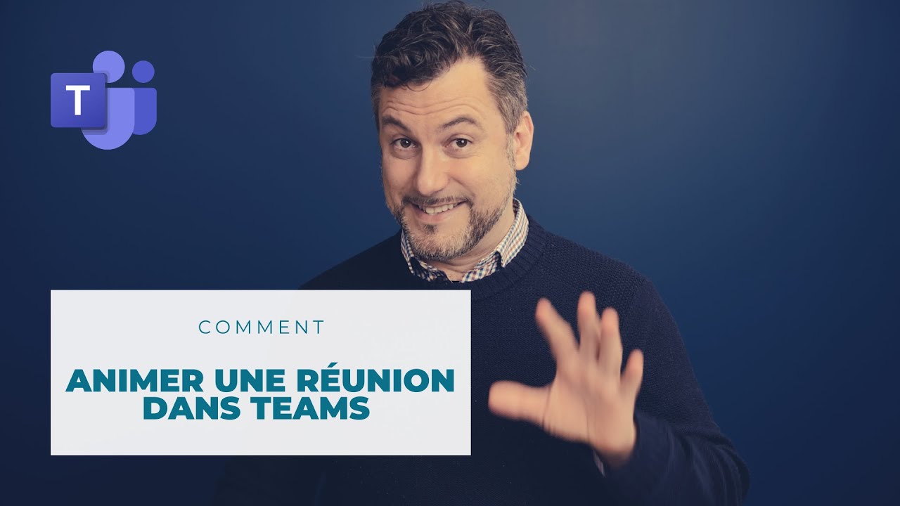 Animer une réunion (ou un webinaire) dans TEAMS comme un PRO