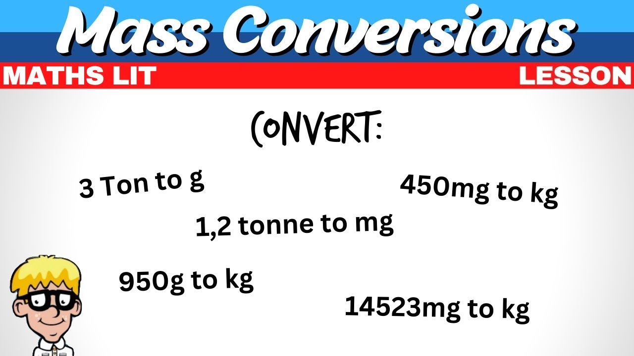 Mass Conversions Maths Lit