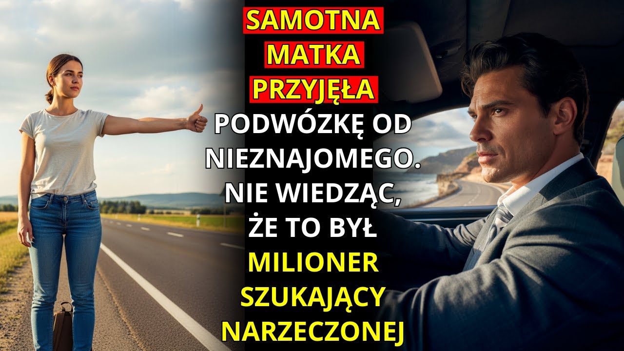 SAMOTNA MATKA PRZYJĘŁA PODWÓZKĘ OD NIEZNAJOMEGO… NIE WIEDZĄC, ŻE BYŁ MILIONER SZUKAJĄCY NARZECZONEJ