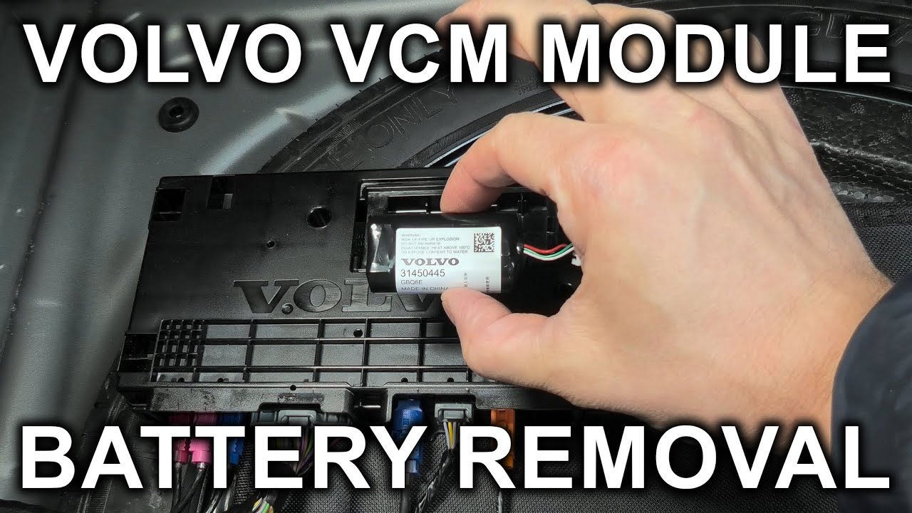 Volvo VCM Module Battery Removal And Installation! S60, S90, V60, V90, XC40, C40, XC60, XC90.