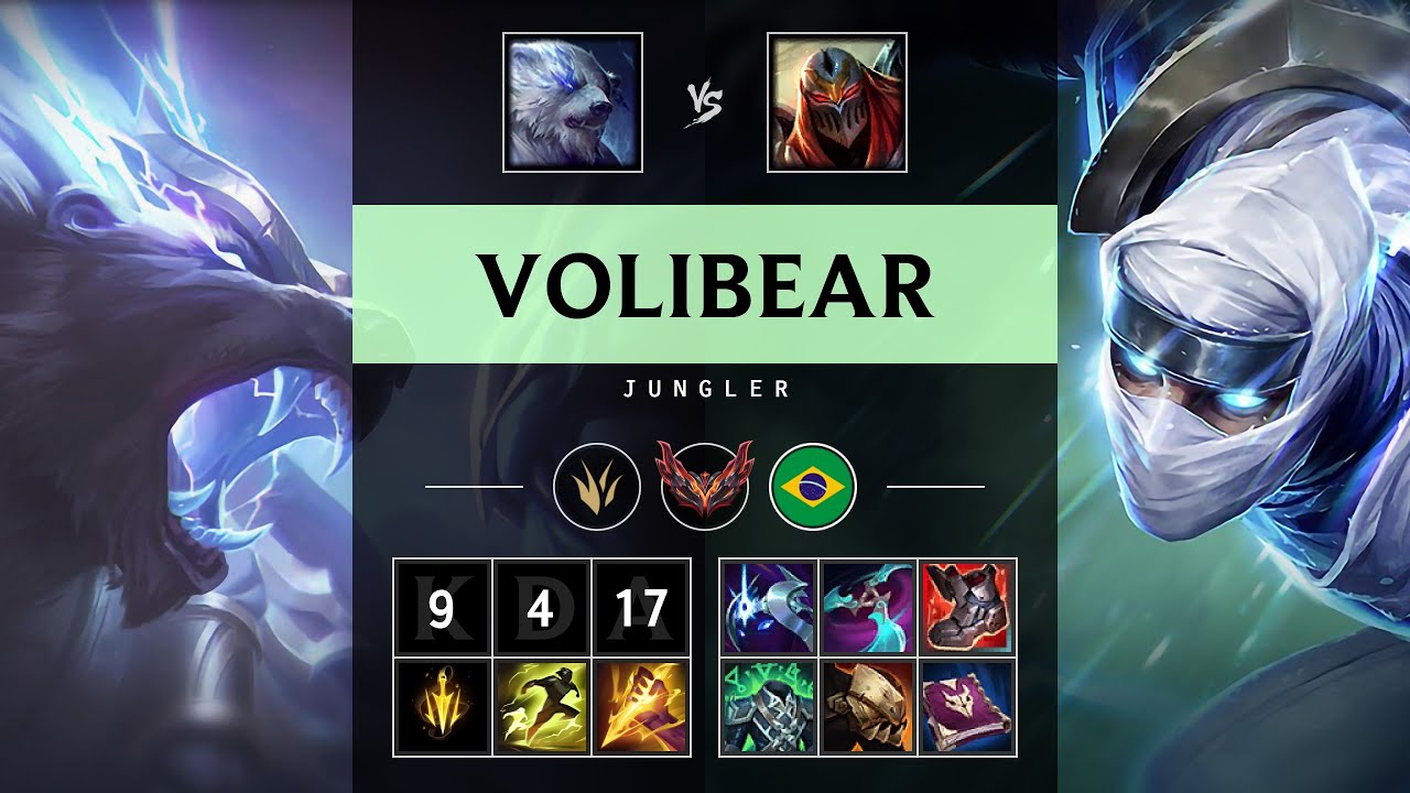 Volibear Jungle vs Zed - BR Grandmaster Patch 25.17