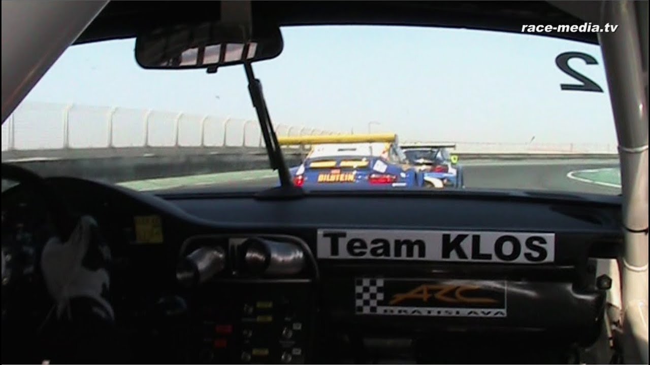 Porsche 997 RSR GT2 24h Dubai 2009 Jiri Janak ARC Bratilsava Motorsport race-media.tv Onboard Racing