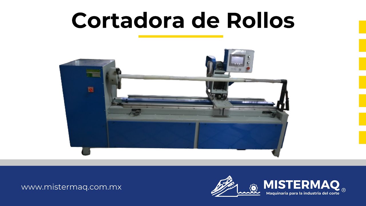 CORTADORA DE ROLLOS SEMI-AUTOMÁTICA | MISTERMAQ