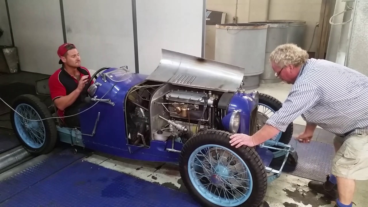 Grand Prix Salmson on Dyno