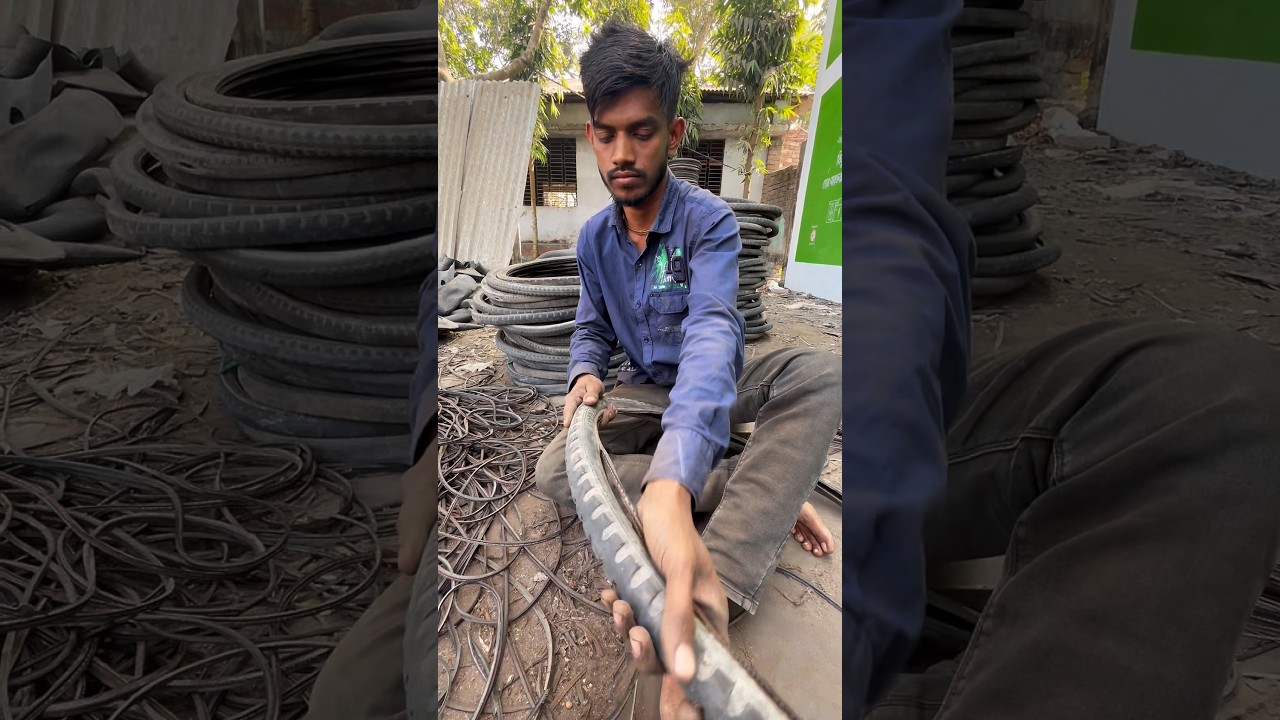 Amazing tire cutting skills.!😱#shortsfeed #ytshorts #reels