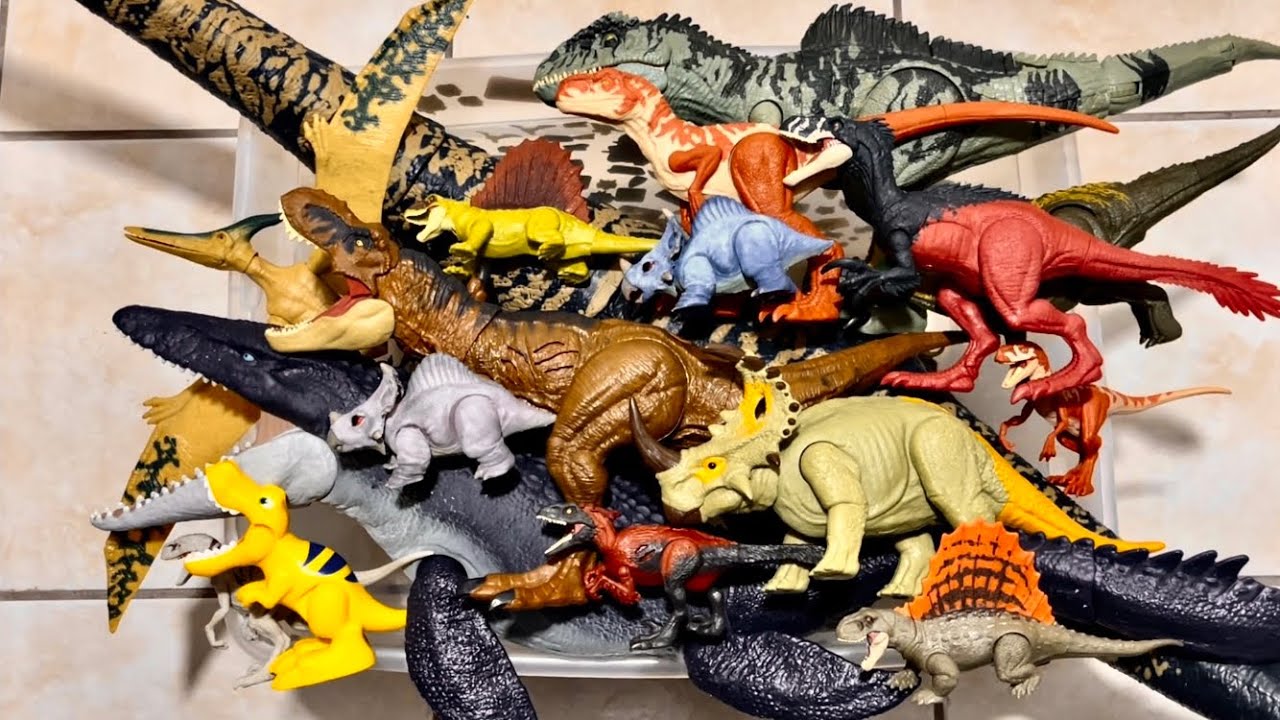 100 DINOSAURIOS EN MEGA CAJA COLOSAL!!! DREADNOUGTHUS, PYRORAPTOR, SPINOCERATOPS Y MUCHOS M&Aacute;S!!!