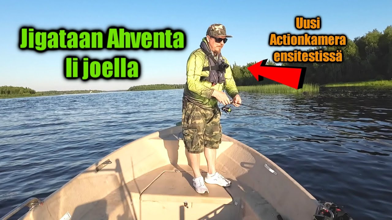 Ahvenen ja Kuhan jigausta Iijokisuulla
