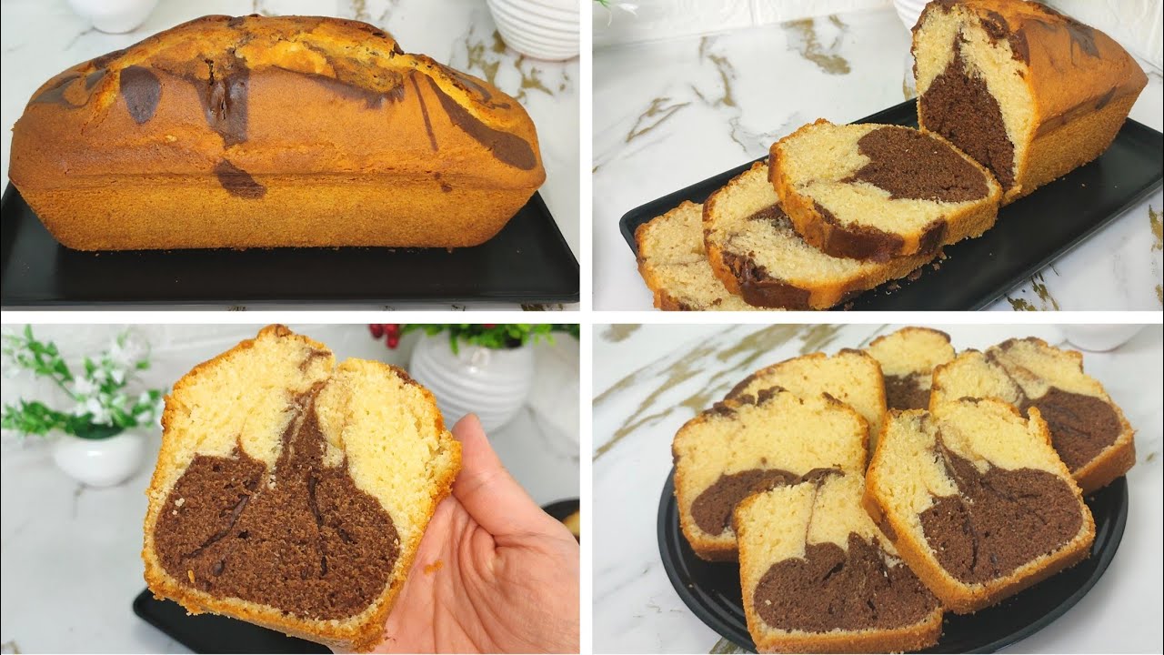كايك يومي اقتصادي كيك ماربري بمكونات متوفرة في كل بيت cake