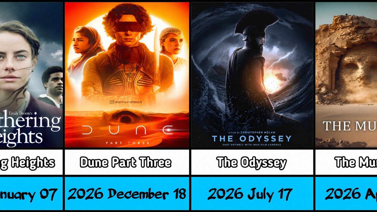 Best Upcoming Movies in  2026