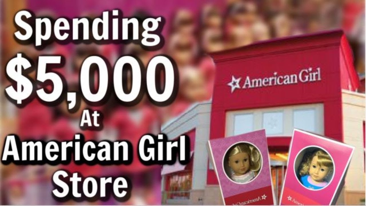 SPENDING $5000 AT THE AMERICAN GIRL STORE CHALLENGE! - AG doll Haul