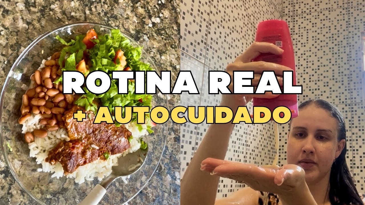 Rotina real do meu dia, comida simples e deliciosa😋 + autocuidado✨💖