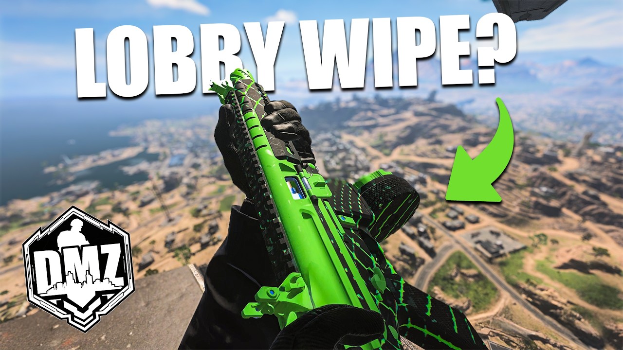 Wiping the DMZ using the first gun i pick up...