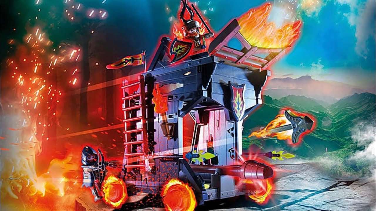 Playmobil Burnham Raiders Fire Ram Speed Build! (70393)