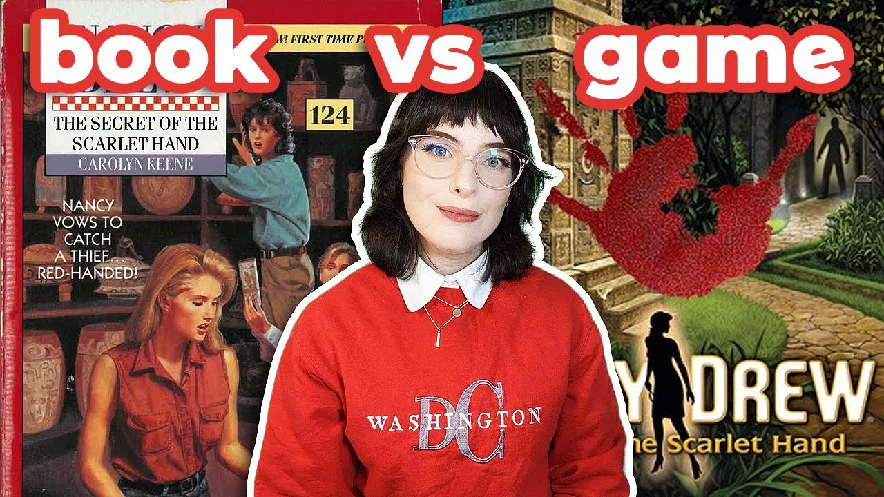 Nancy Drew book vs game: Secret of the Scarlet Hand