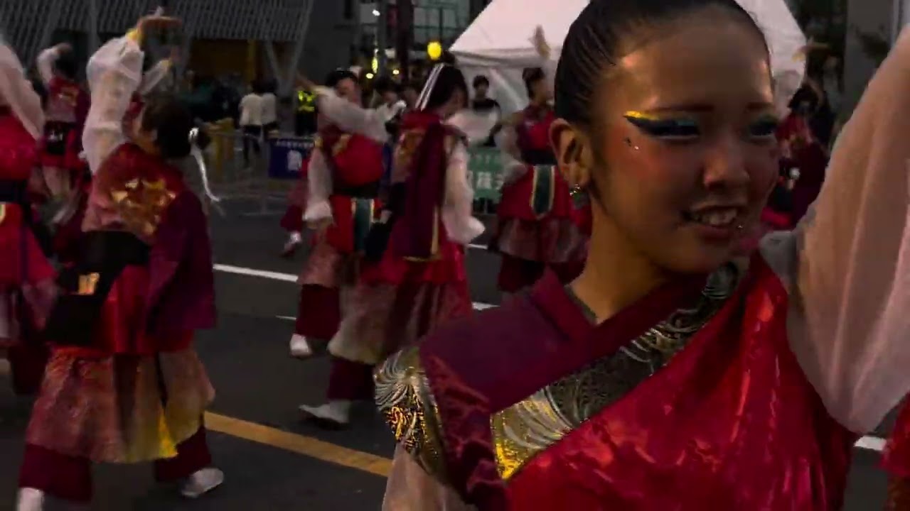 ダンスチーム凛　安濃津よさこい　津まつり　2025  裁判所前パレード会場演舞　3回目