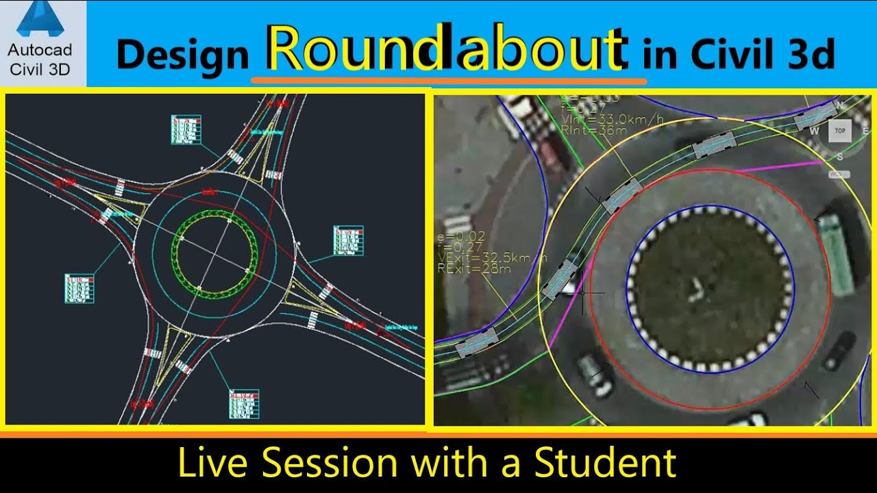 Как спроектировать кольцевую развязку в AutoCAD Civil 3D | Создание кольцевой развязки в Civil 3D...