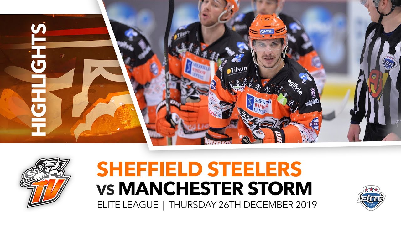 Sheffield Steelers v Manchester Storm - EIHL - 26th December 2019