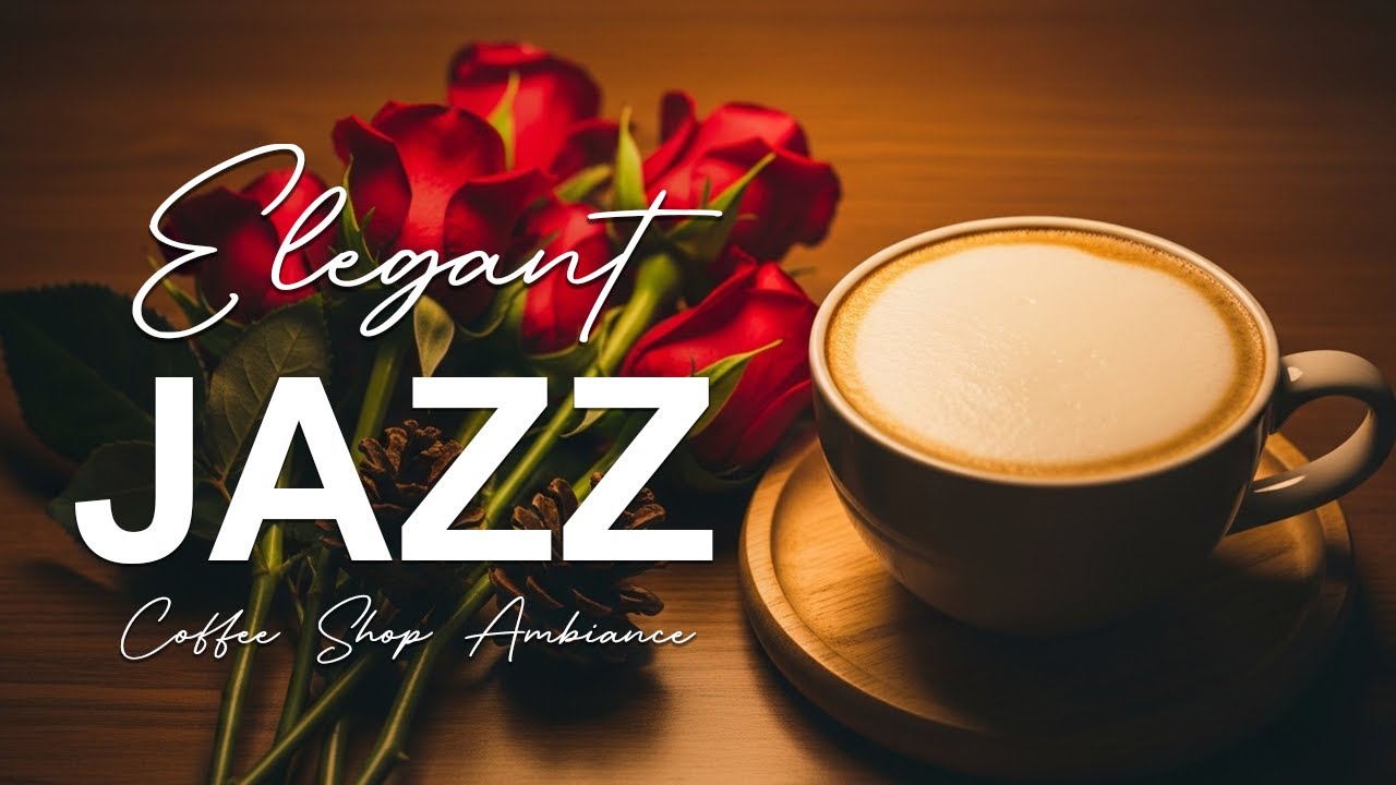 Elegant Jazz ☕Coffee Shop Ambiance &  Bossa Nova Piano for a Great Holiday Mood