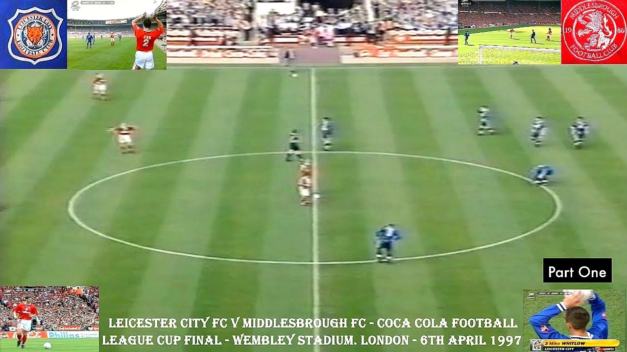 LEICESTER CITY FC V MIDDLESBROUGH–FOOTBALL LEAGUE CUP FINAL 6TH APRIL 1997–WEMBLEY STADIUM, LONDON.