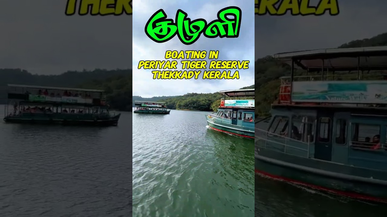 boating in periyar tiger reserve thekkady kerala