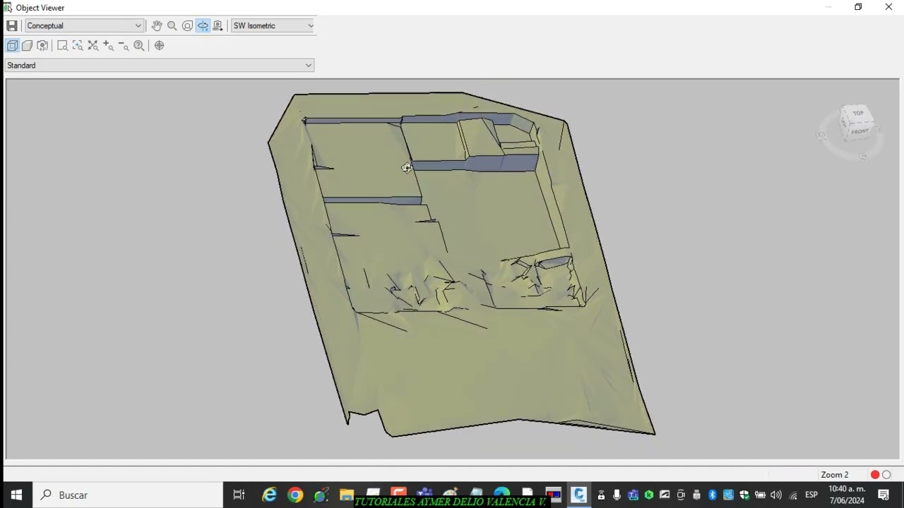 EXPLANACIÓN CON TALUDES VERTICALES EN CIVIL 3D