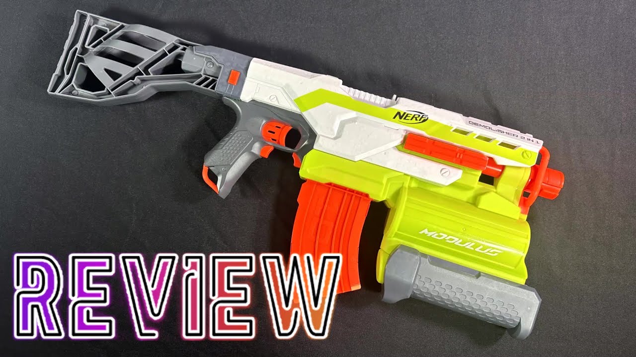 [REVIEW] Nerf Modulus Demolisher | Brilliant design borrowed from 2013! | [Nerf War Tested]
