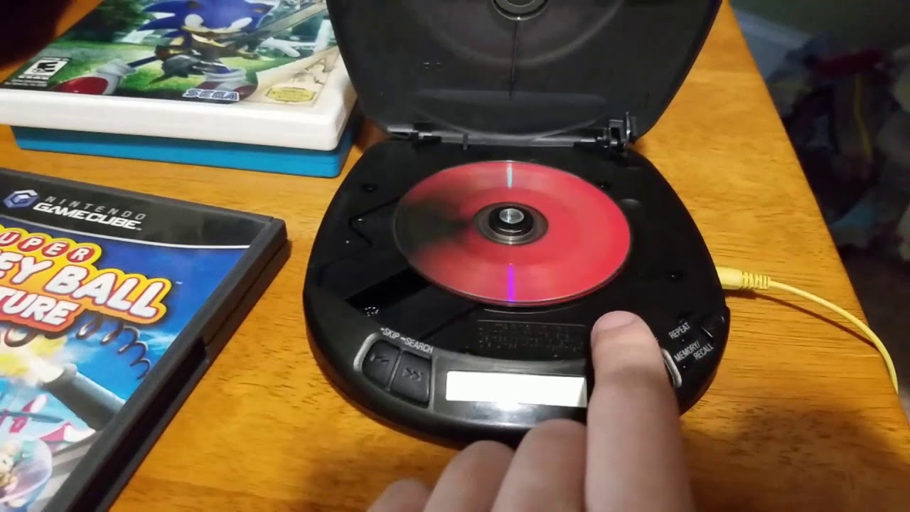 What happens if you put a foreign disc in a portable cd player?