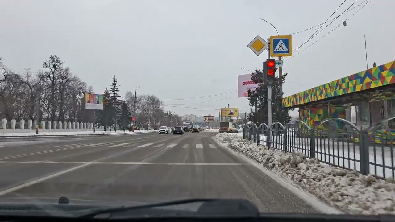 Маршрут 15. (Зима) Харьков МРЭО. Экзамен с первой попытки