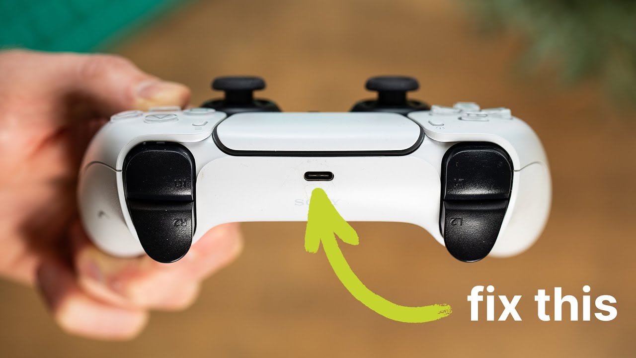 Ремонт сломанного порта USB Type C на контроллере PS5