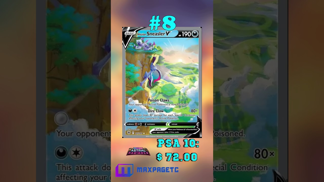 Top 10 Sneasler/Sneasel Pok&eacute;mon Cards #tcg#pok&eacute;mon#sneasler#Sneasel