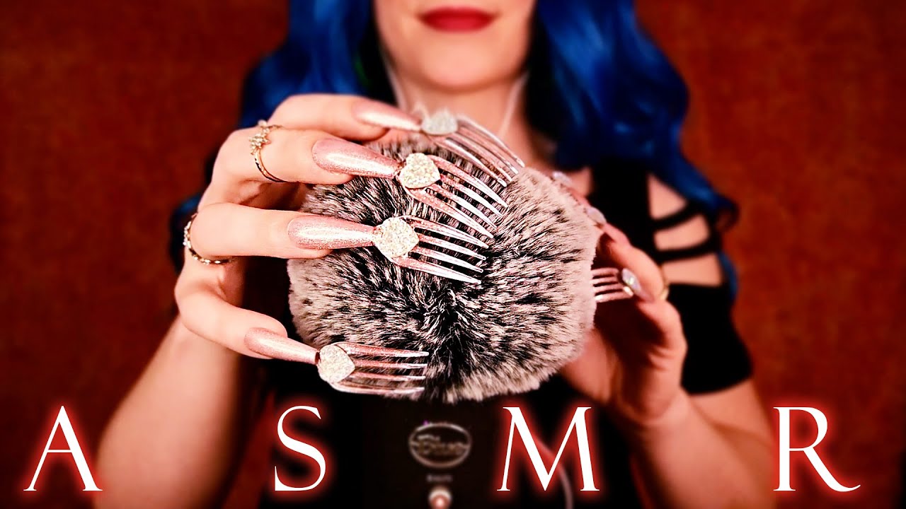 ASMR 9 Hour Mic Scratching - 7 Levels of Insane Nails💅 (No Talking) 💕😊
