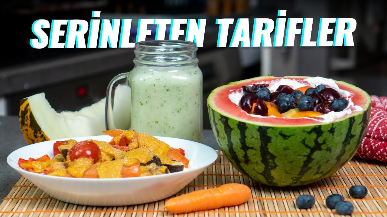 İçini ferahlatacak 3 tarif bir arada! (fit ve sağlıklı)