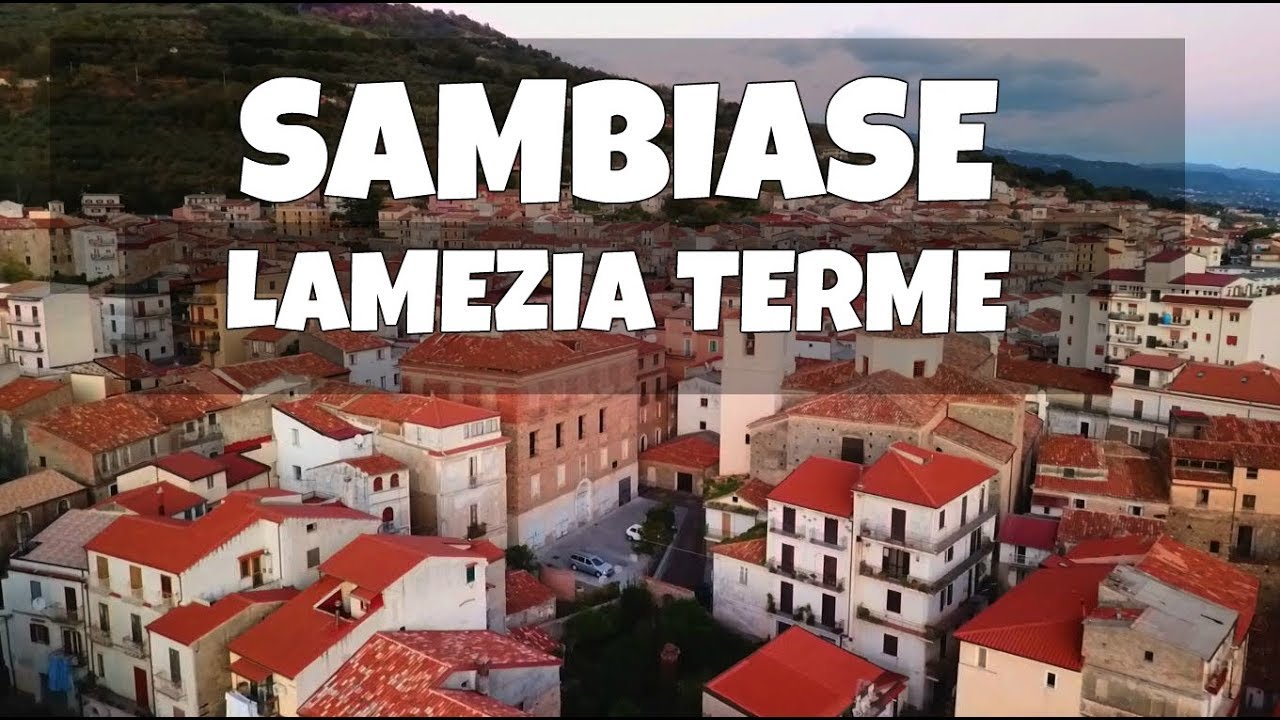 LAMEZIA TERME SAMBIASE dal DRONE - al tramonto DJI Mavic Pro sunset