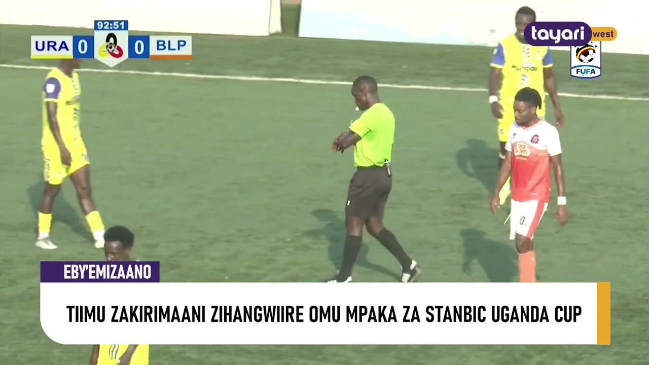 #AGAMUSHANJU:  TIIMU ZAKIRIMAANI ZIHANGWIIRE OMU MPAKA ZA STANBIC UGANDA CUP