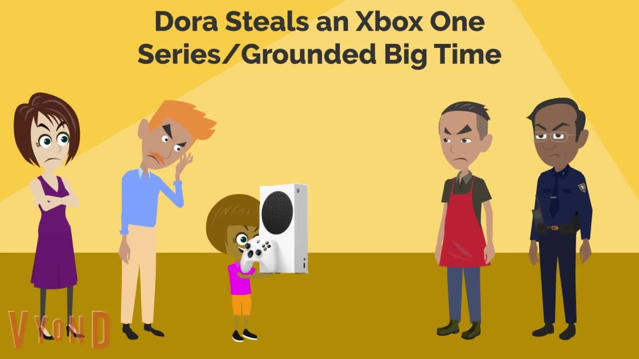 Dora Steals an Xbox One Series/Grounded Big Time