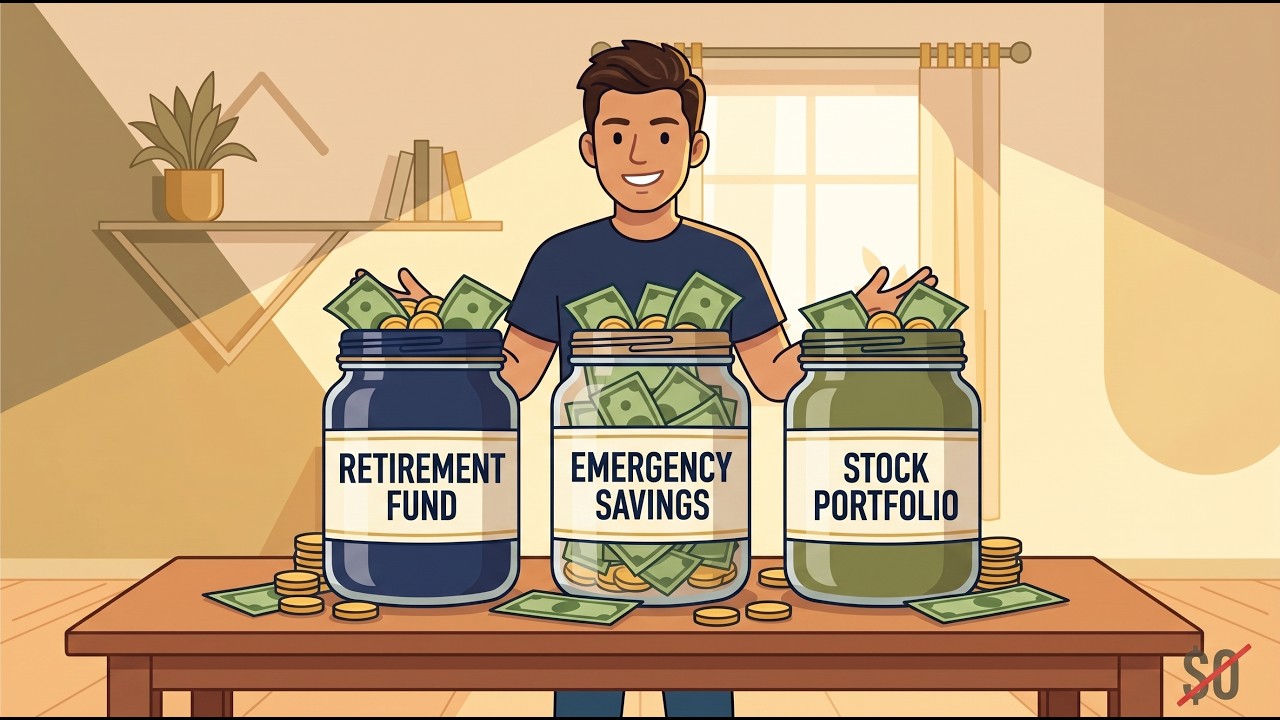 The 3-Jar Method: How Ben Turned $0 Into $1,000,000 #personalfinance#financialfreedom#moneymindset