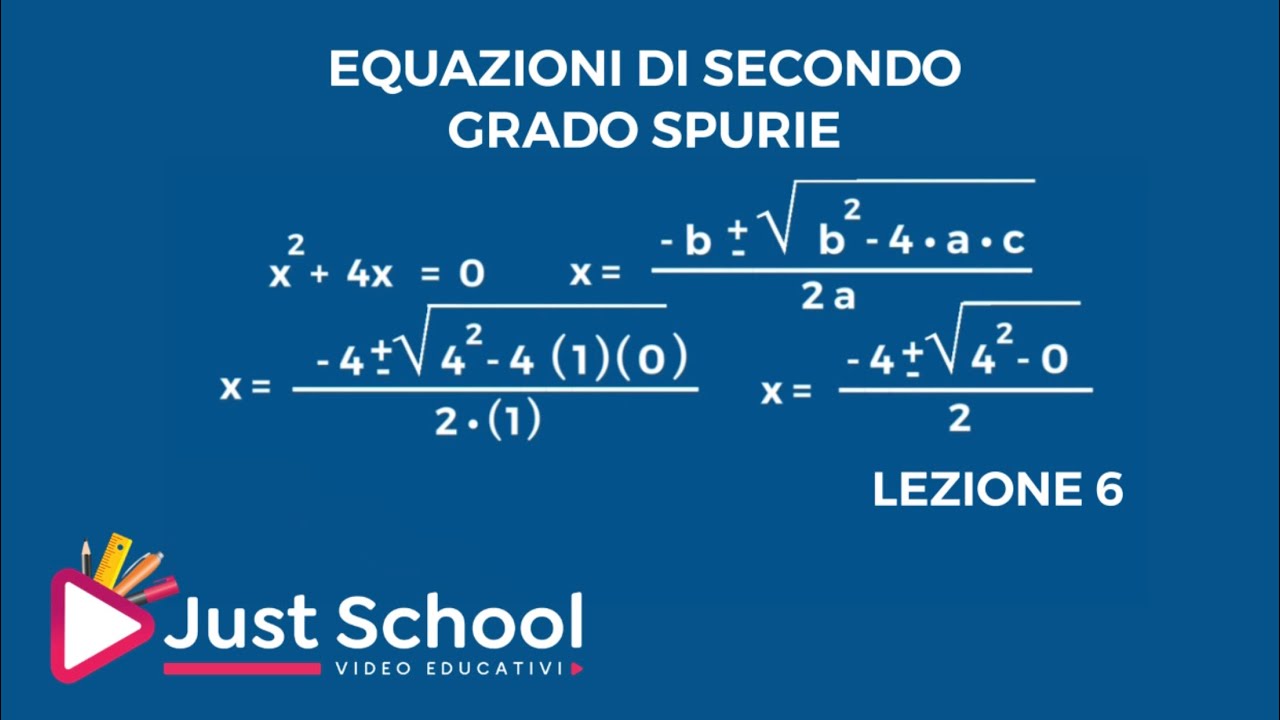 Come fare le quazioni di secondo grado spura