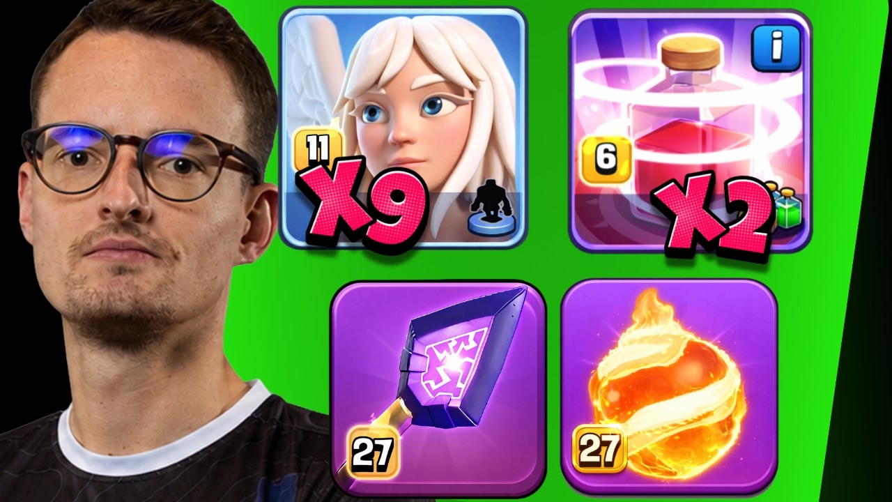 SYNTHE with 9 Healers Charge & Fireball Clash of Clans