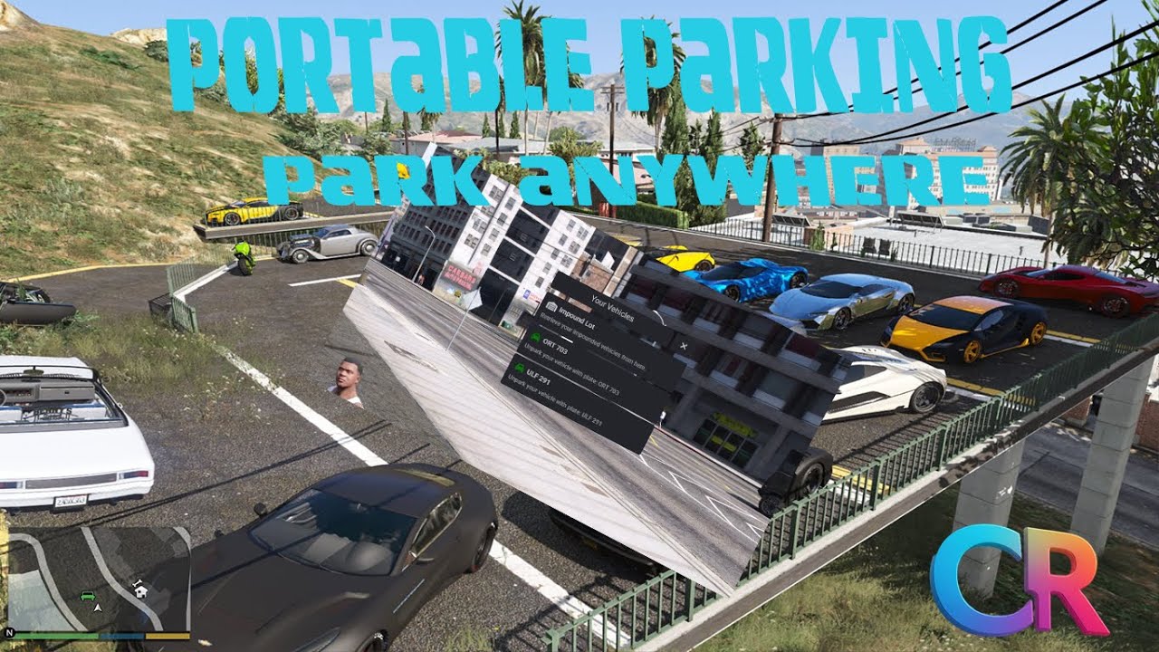 [ESX/QBCore] Portable Vehicle Parking (vPark)